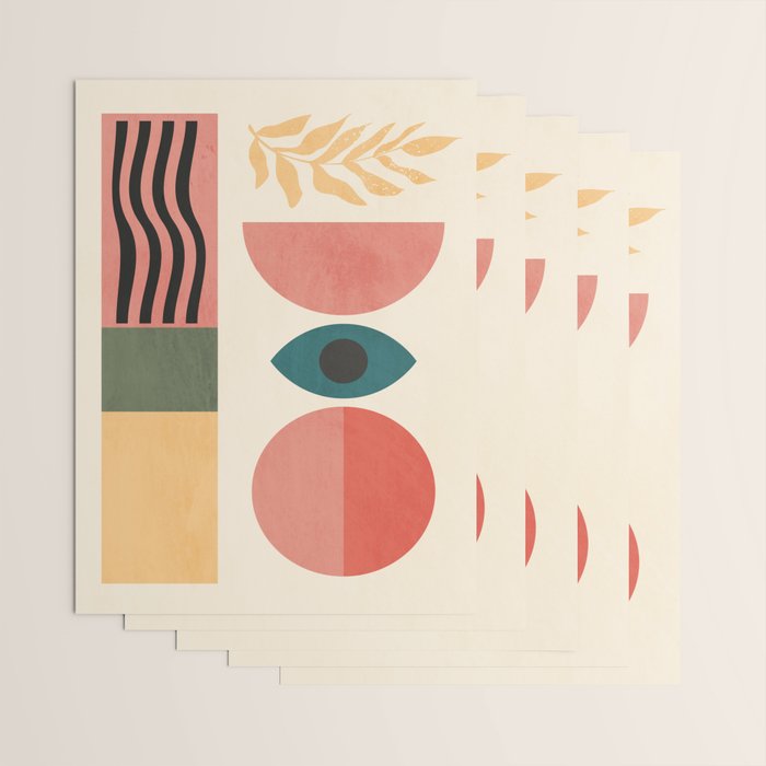 Geometric Shapes 253 Wrapping Paper Gallery Image 3