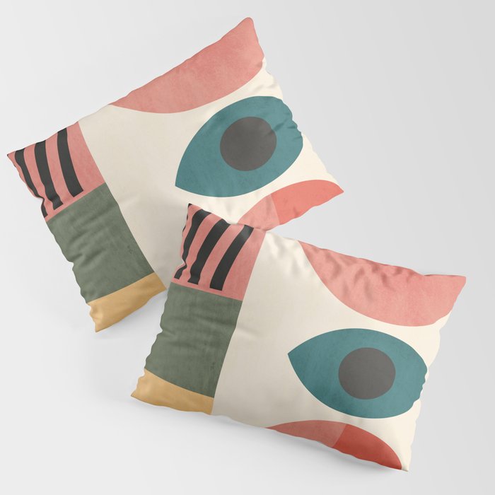 Geometric Shapes 253 Pillow Sham Gallery Image 1