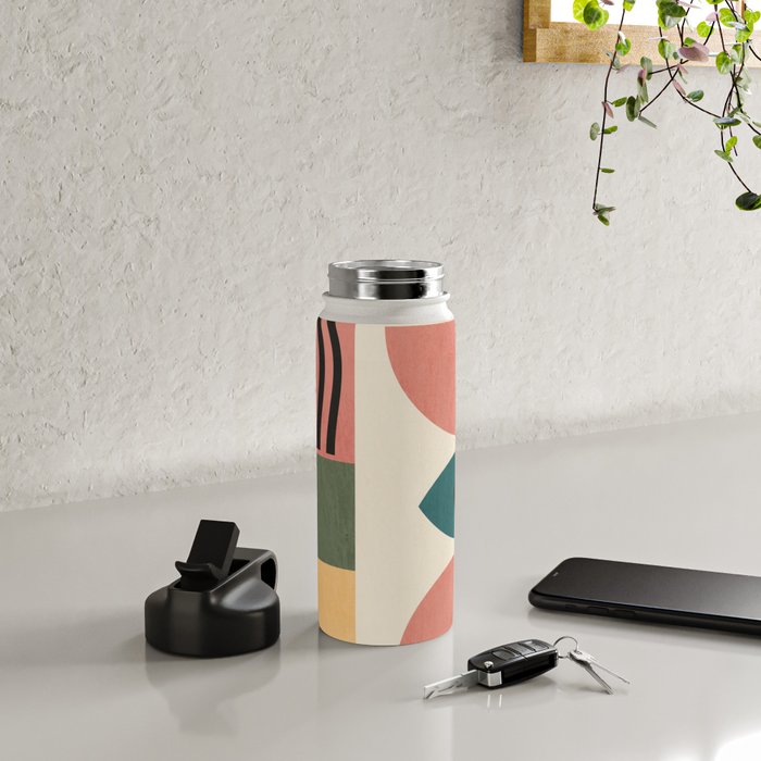 Geometric Shapes 253 Water Bottle Gallery Image 4