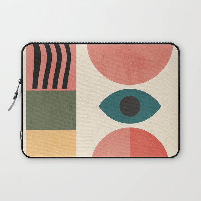 Geometric Shapes 253 Laptop Sleeve Gallery Image 1
