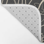 Minimal Sea Life 1 Bath Mat Gallery Image 2