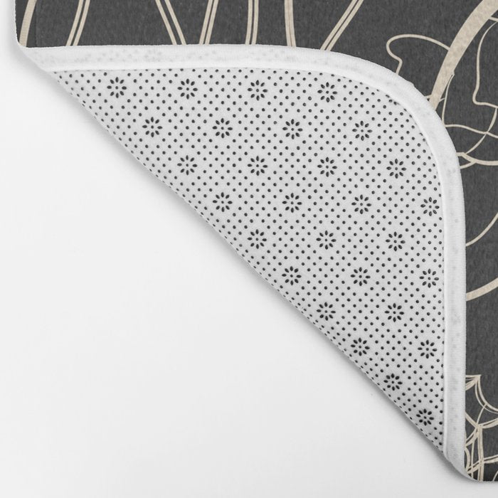 Minimal Sea Life 1 Bath Mat Gallery Image 2