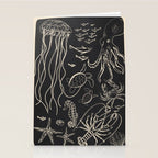 Minimal Sea Life 1 Stationery Card Gallery Image 2