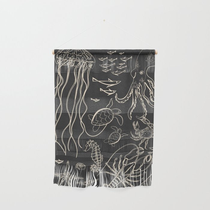 Minimal Sea Life 1 Wall Hanging Gallery Image 1
