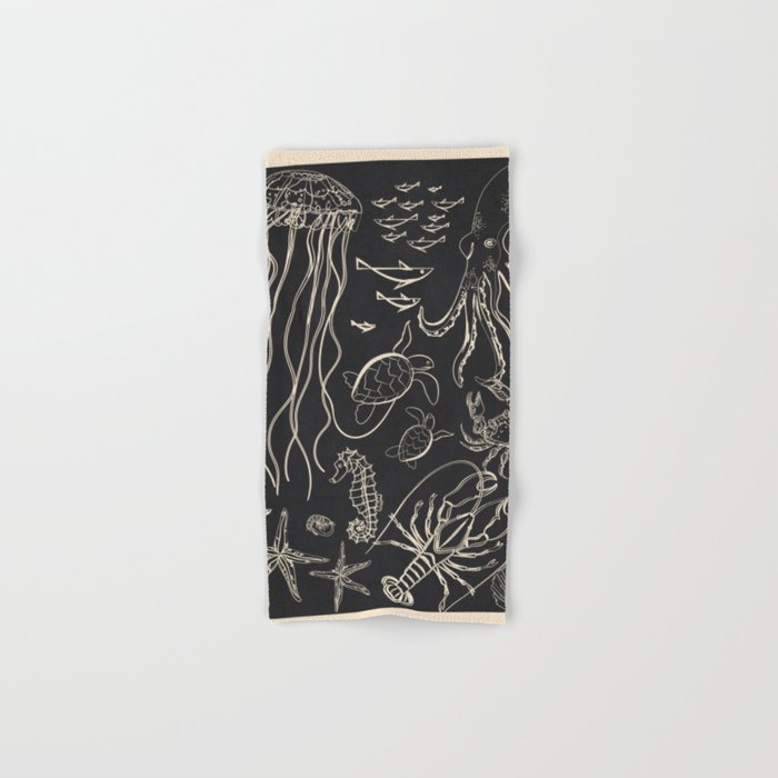 Minimal Sea Life 1 Bath Towel Gallery Image 1
