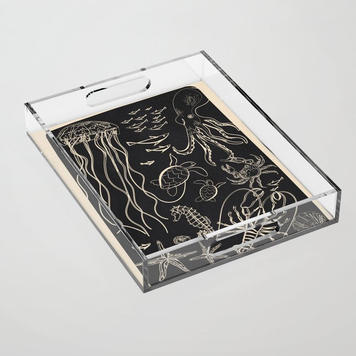 Minimal Sea Life 1 Acrylic Tray Gallery Image 1