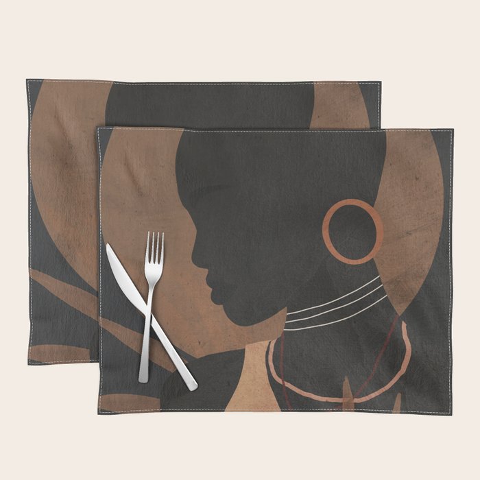 Tropical Girl 29 Placemat Gallery Image 1