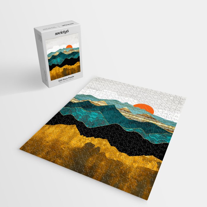 Turquoise Vista Jigsaw Puzzle Gallery Image 2