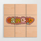 Cancer Zodiac Doodle Letters Wood Wall Art Gallery Image 1