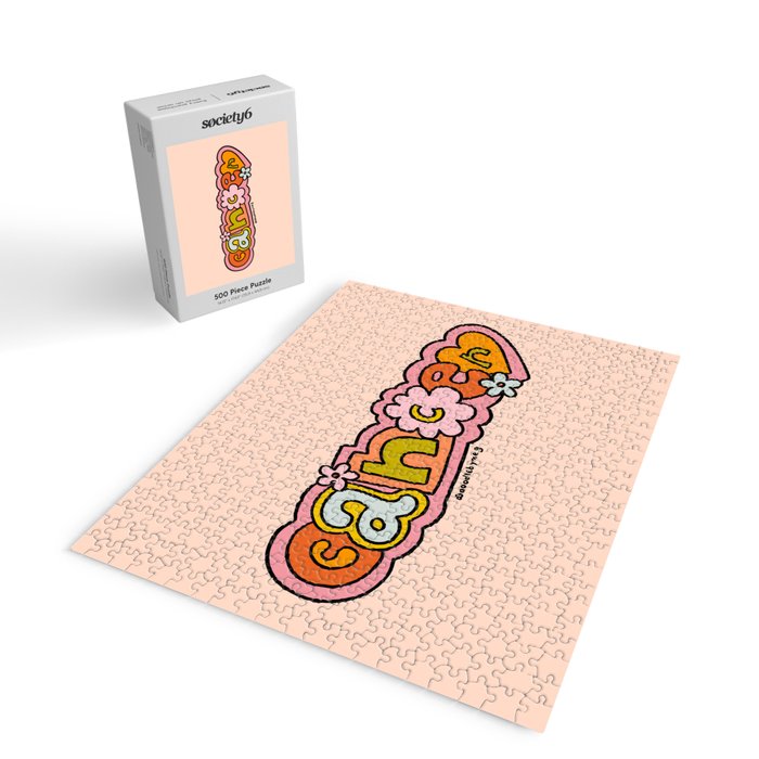 Cancer Zodiac Doodle Letters Jigsaw Puzzle Gallery Image 2