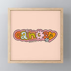 Cancer Zodiac Doodle Letters Mini Art Print Gallery Image 1
