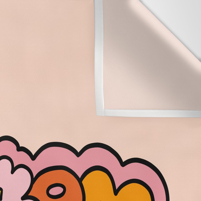 Cancer Zodiac Doodle Letters Wall Tapestry Gallery Image 3