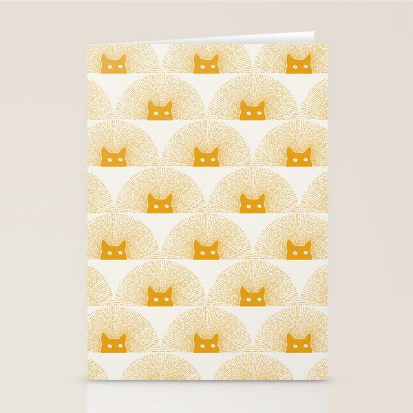 Good Meowning Pattern Stationery Card Gallery Image 2