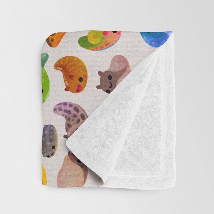 Land slug - bright Throw Blanket Gallery Image 3