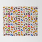 Land slug - bright Throw Blanket Gallery Image 2