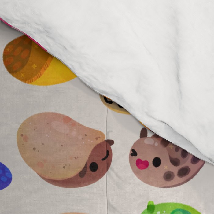 Land slug - bright Comforter Gallery Image 4