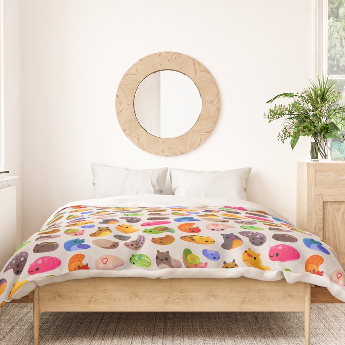 Land slug - bright Duvet Cover Gallery Image 3