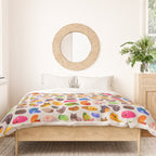 Land slug - bright Duvet Cover Gallery Image 3