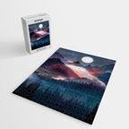 Mountain Lake Under the Stars Jigsaw Puzzle Gallery Image 2
