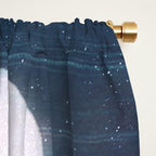 Mountain Lake Under the Stars Window Curtain Gallery Image 2