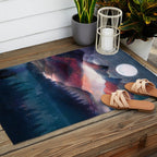 Mountain Lake Under the Stars Outdoor Rug Gallery Image 2