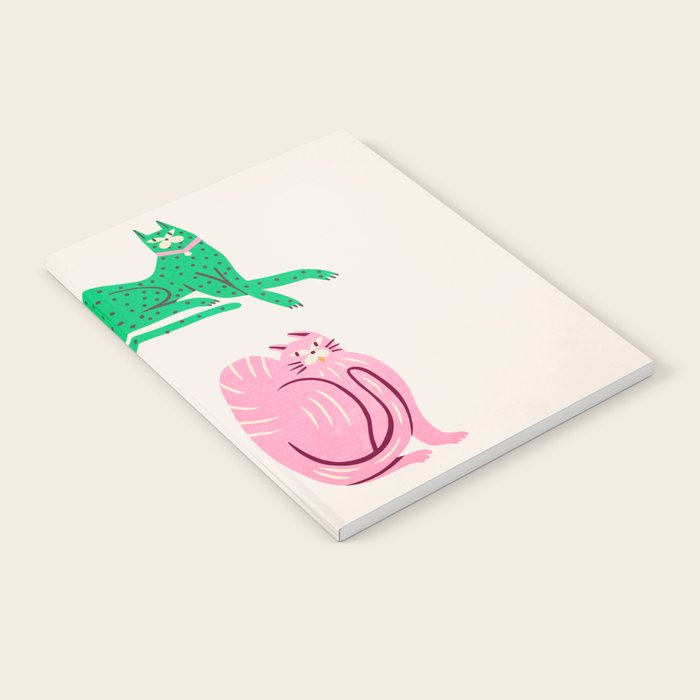 Pop Cats: Modern Collage Pop Art Notebook Gallery Image 1