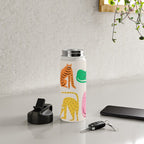 Pop Cats: Modern Collage Pop Art Water Bottle Gallery Image 4