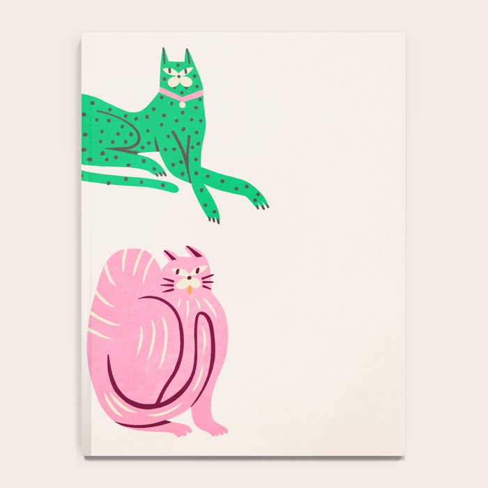 Pop Cats: Modern Collage Pop Art Notebook Gallery Image 4