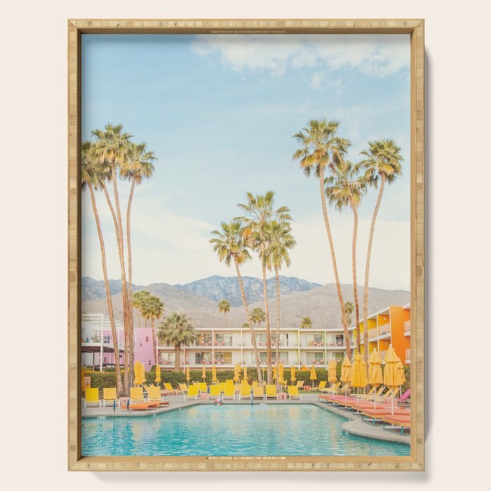 Palm Springs Motel Pool Serving Tray Gallery Image 1