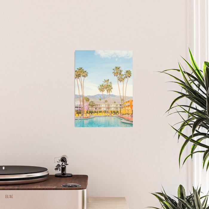 Palm Springs Motel Pool Poster Gallery Image 2