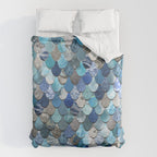 Mermaid Ocean Blue Pattern Duvet Cover Gallery Image 6