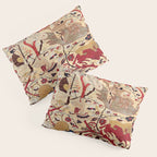 Heriz Azerbaijan Northwest Persian Silk Animal Rug Print Pillow Sham Gallery Image 3