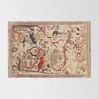 Heriz Azerbaijan Northwest Persian Silk Animal Rug Print Rug Gallery Image 2