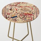 Heriz Azerbaijan Northwest Persian Silk Animal Rug Print Side Table Gallery Image 2