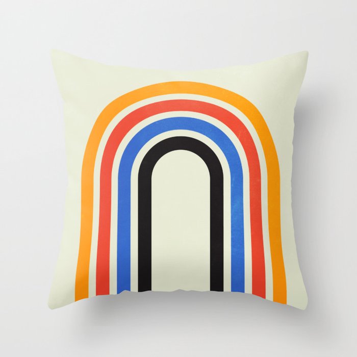 Bauhaus Arches Throw Pillow Gallery Image 1