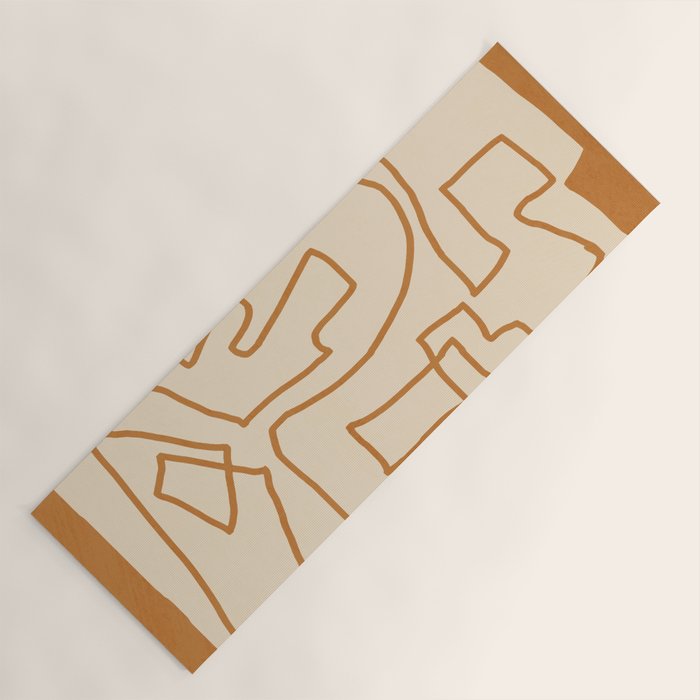 Abstract line art/3 Yoga Mat Gallery Image 1