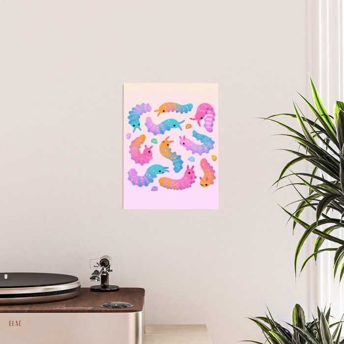 Sour velvet worm and Gummy water bear Poster Gallery Image 2