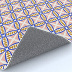 Palm Springs Orchid Tile - Pink and Cobalt Rug Gallery Image 4