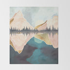 Summer Reflection Throw Blanket Gallery Image 2