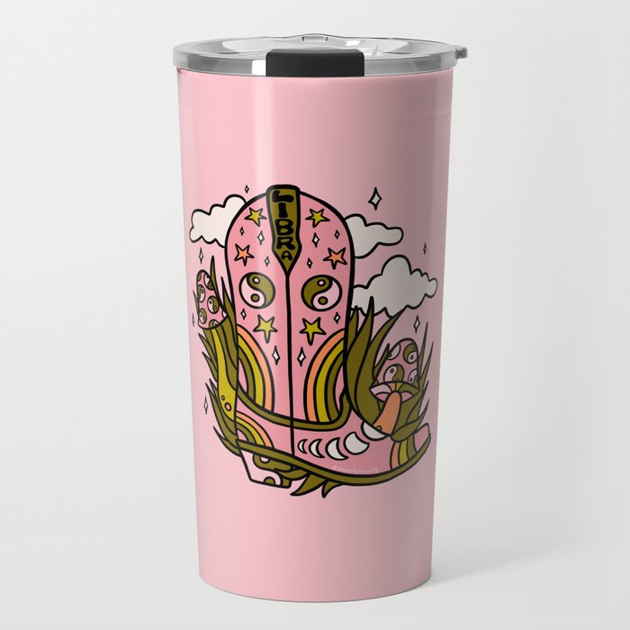 Libra Cowboy Boots Travel Mug Gallery Image 1