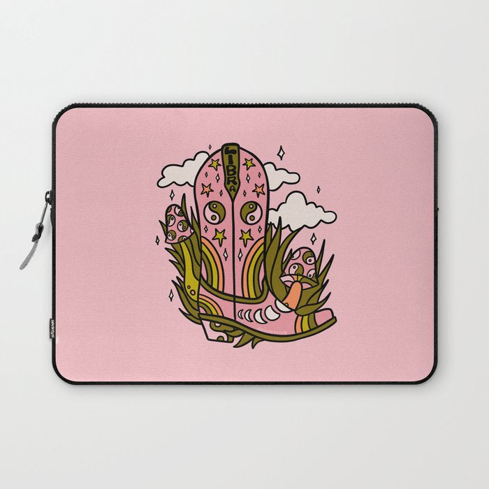 Libra Cowboy Boots Laptop Sleeve Gallery Image 1