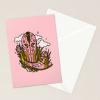 Libra Cowboy Boots Stationery Card Gallery Image 2