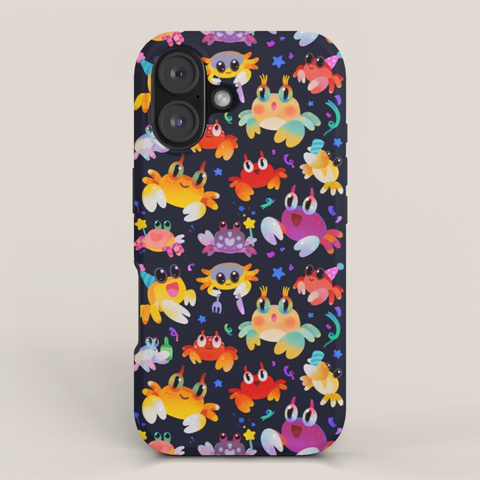 Party crab iPhone Case Gallery Image 1