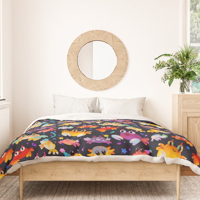 Party crab Duvet Cover Gallery Image 3