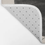Black Geometric Arch Bath Mat Gallery Image 2