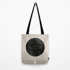 Black Geometric Arch Tote Bag Gallery Image 2