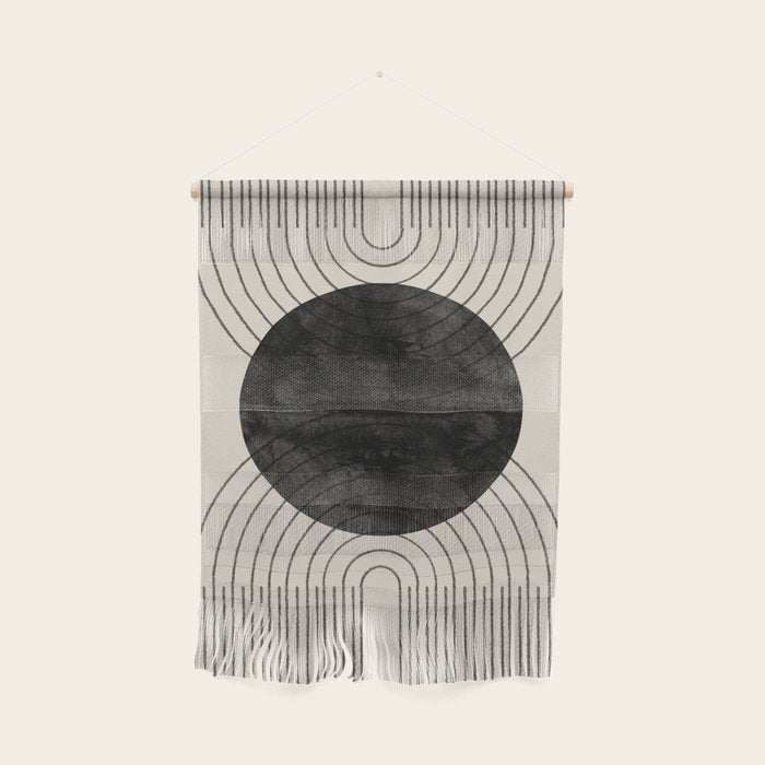 Black Geometric Arch Wall Hanging Gallery Image 1