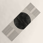 Black Geometric Arch Yoga Mat Gallery Image 1