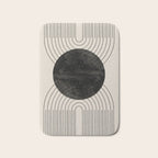 Black Geometric Arch Bath Mat Gallery Image 1