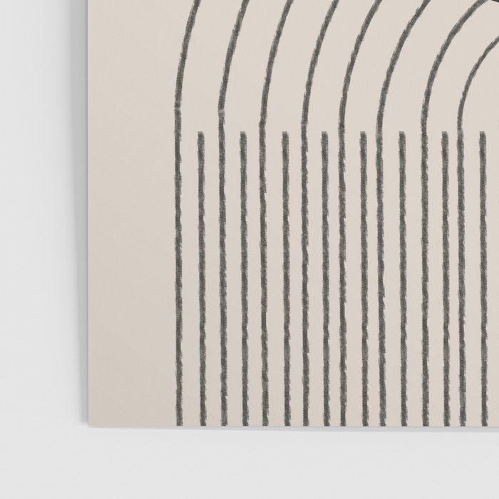 Black Geometric Arch Poster Gallery Image 3